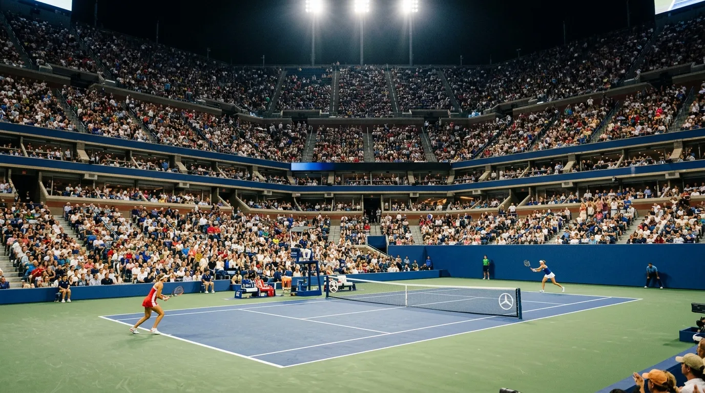 A Grand Slam match in full flow with live markets running across the fortnight