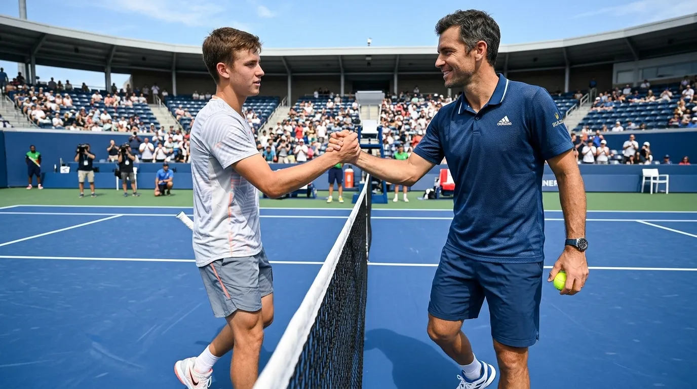 Heavy favourite facing a qualifier on an outdoor hard court