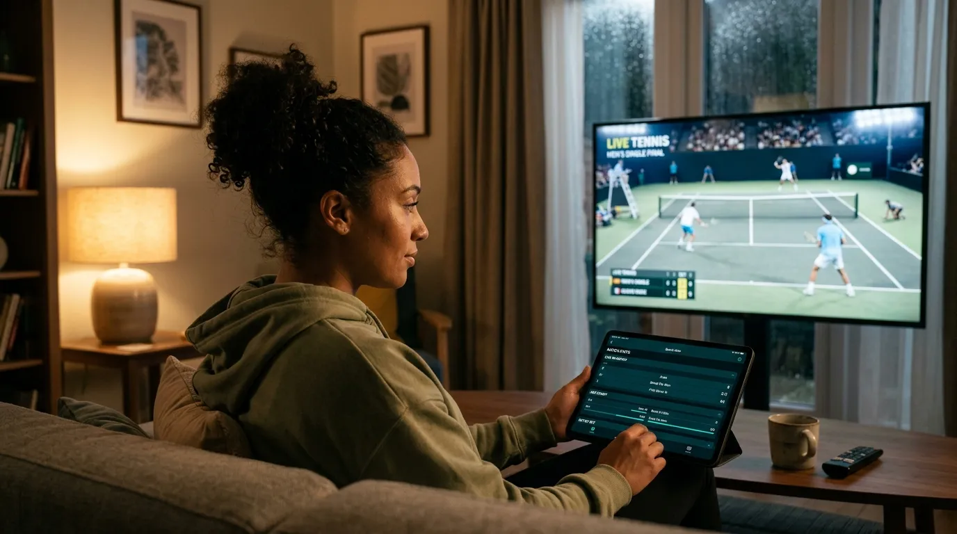 Following a live tie-break market as games hold