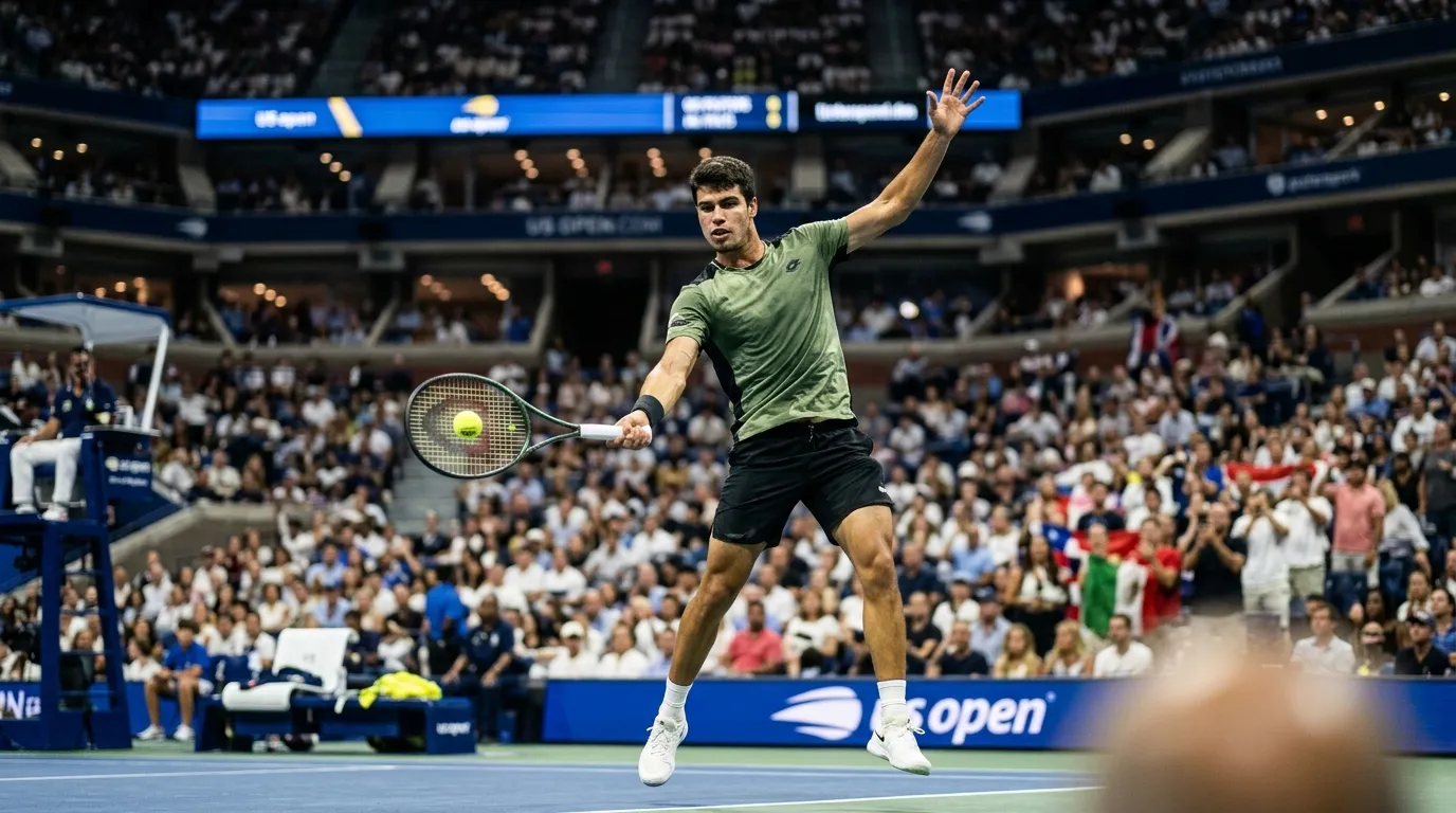 A streetwise underdog serving with power at the US Open